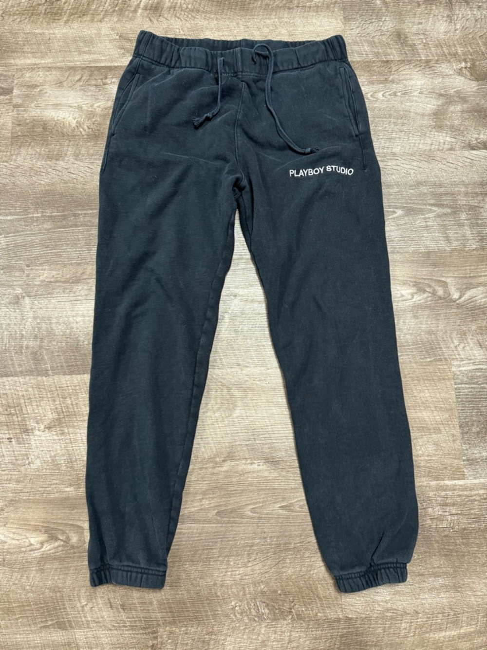 PLAYBOY STUDIO By PacSun Black Joggers Size Medium